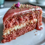 Bridal Shower Rosé Velvet Cake