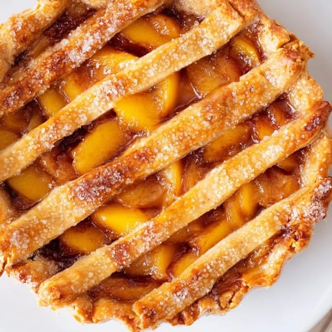 Classic Peach Pie Dessert