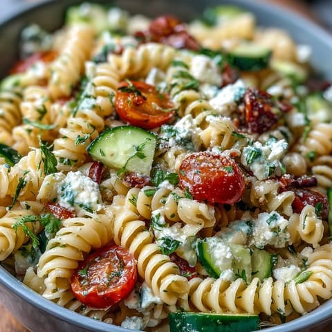 Lemon Vinaigrette Pasta Salad