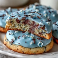 Spring cookies: robins egg speckled sugar cookies with buttery texture and charming blue icing, speckled with cocoa for a festive springtime treat.  
